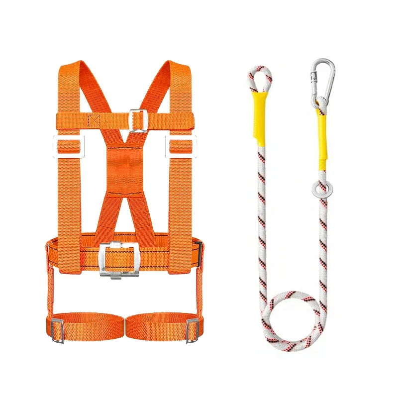 High Altitude Work Safety Belt Adjustable Safety Vests Outdoor Five-point Safety Harness Outdoor Rock Climbing Protect Equipment