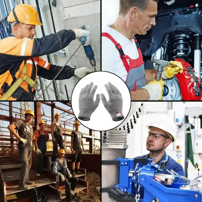 Level 5 Safety Anti Cut Gloves High-strength Industry Kitchen Gardening Anti-Scratch Anti-cut Glass Cutting Worker Gloves