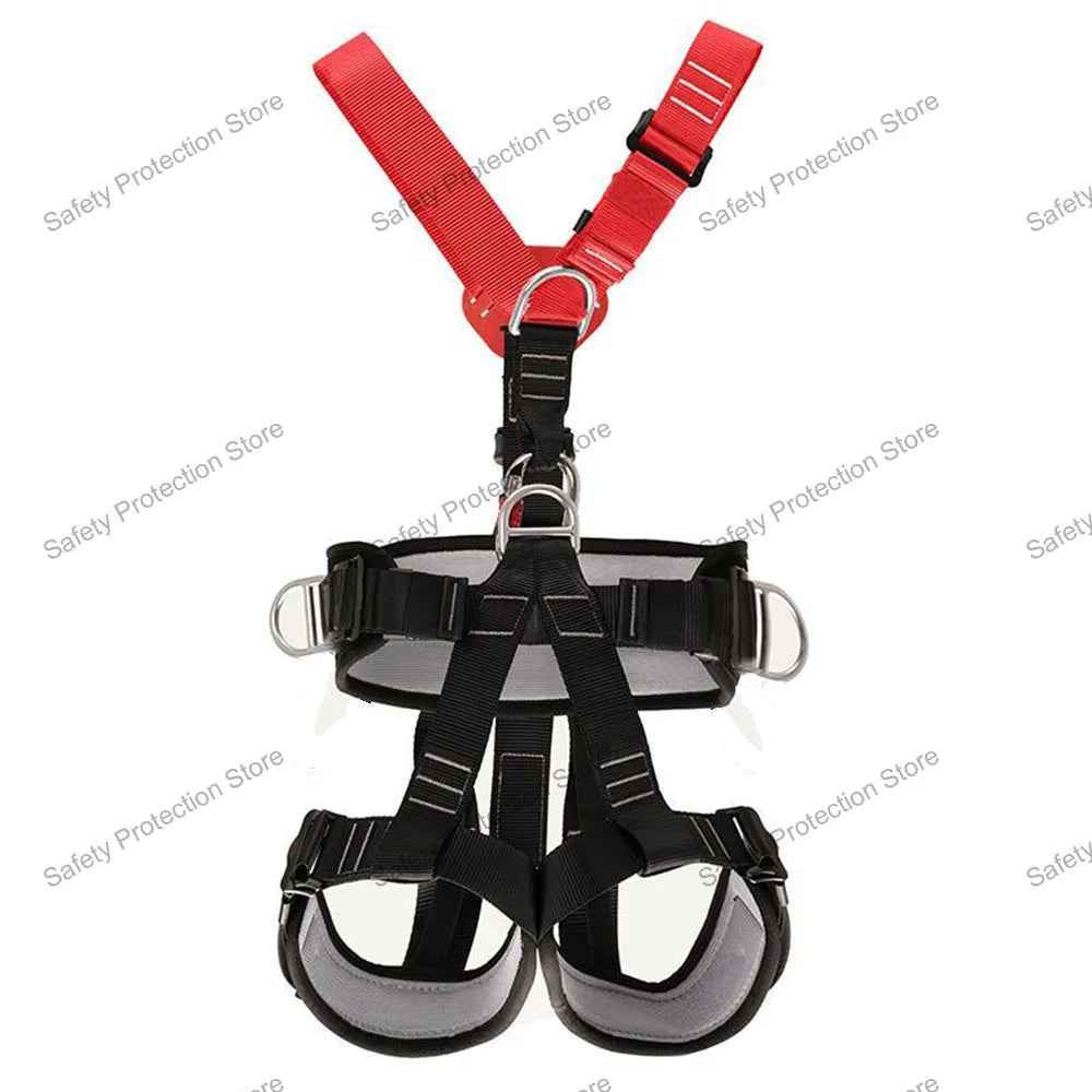 Aerial Work Climbing Safety Harness Full Body Construction Safety Belt Outdoor Rock Mountaineering Protection Survival Equipment