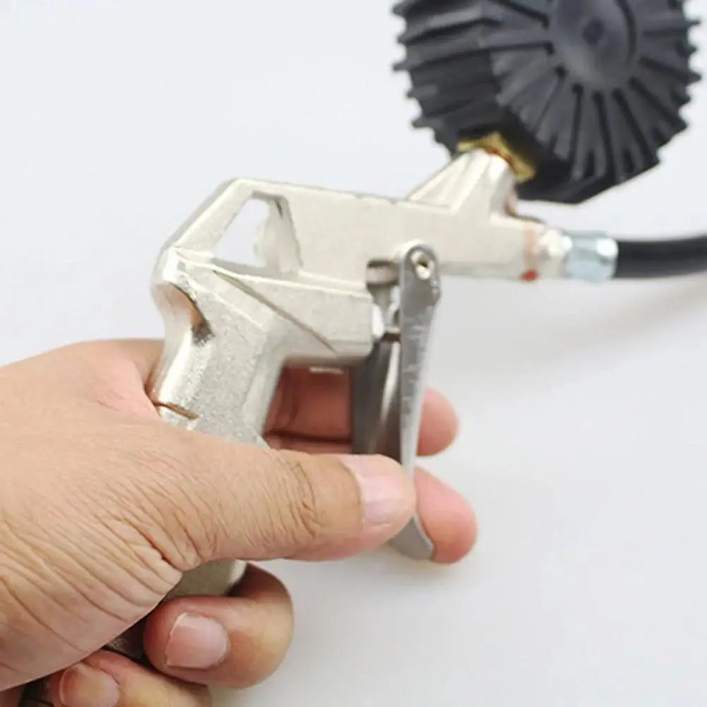Auto Tire Pressure Gauge Pressure Gun Type For Air Compressor Car Motorcycle SUV Inflator Pump Tire Repair Tool