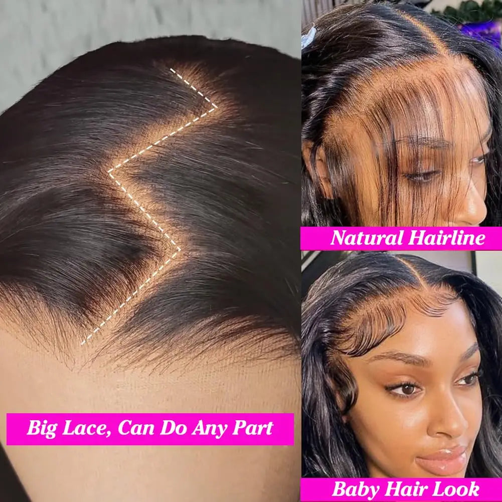13x4 Lace Front Wigs Human Hair Body Wave 13x6 Transparent Lace Frontal Wigs Glueless Body Wave Human Hair Wigs for Women