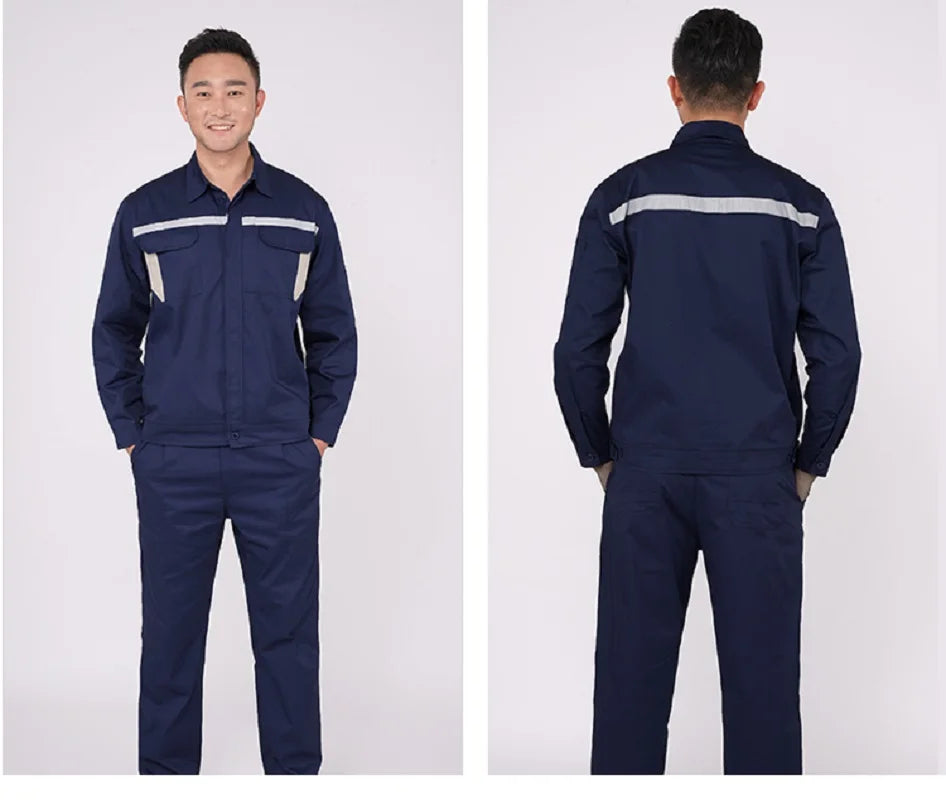 Hi Vis Safety Work Clothing Auto Repairman Working Uniforms Factory Workshop Porter Welder Work Coverall Mens Workwear Plus Size