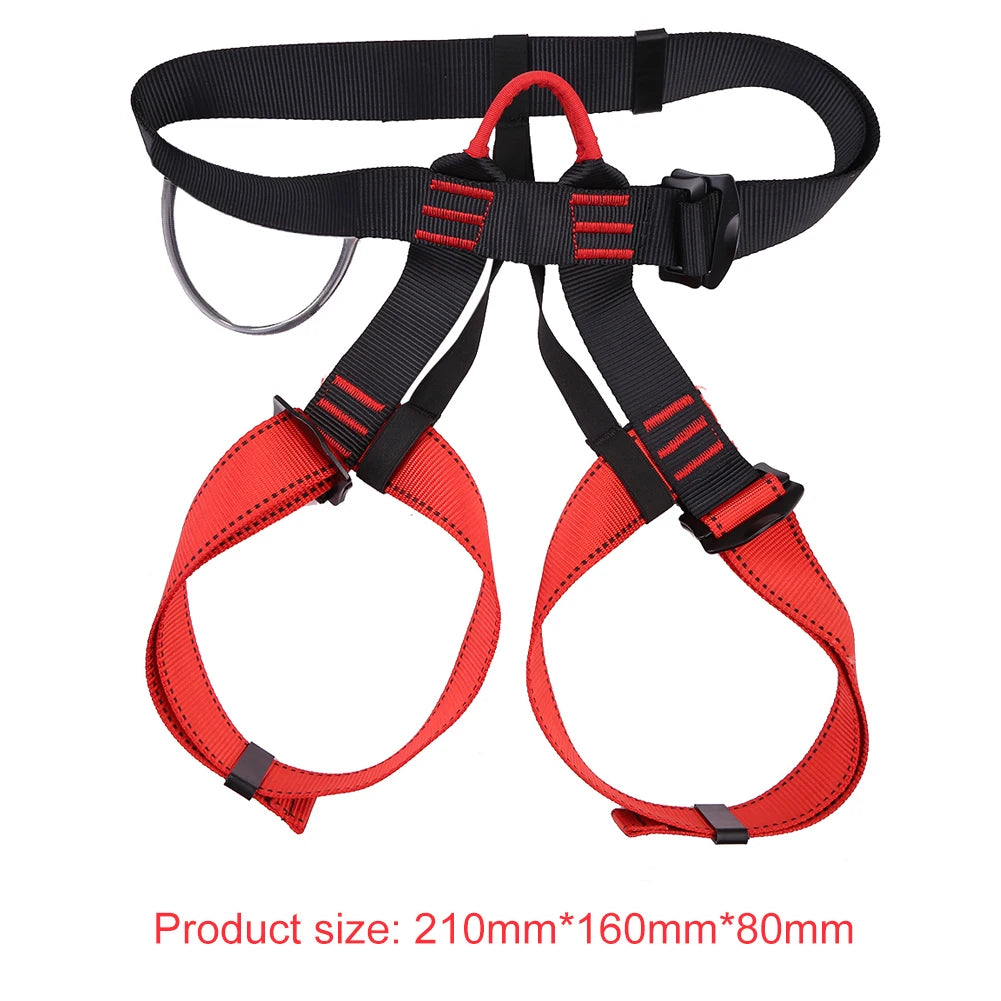 Outdoor Sport Rock Climbing Harness Aerial Survival Waist Half Body Safety Belt
