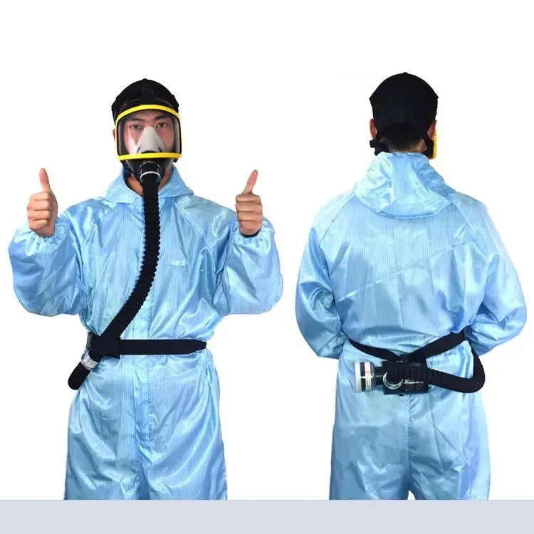Protective Electric Constant Flow Supplied Air System Gas Mask Respirator Workplace Safety Supplie Full Face Gas Mask Respirator