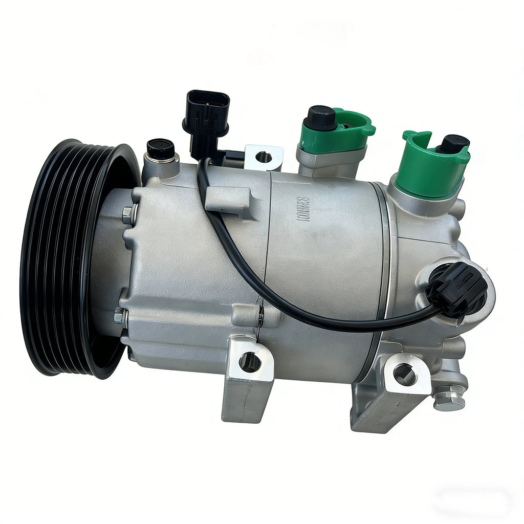 A/C Compressor with Clutch Compatible with 2014-2019 Kia Soul, 2014-2016 Forte Forte5 Koup & 2017 Hyundai Elantra 1.6L Direct Re