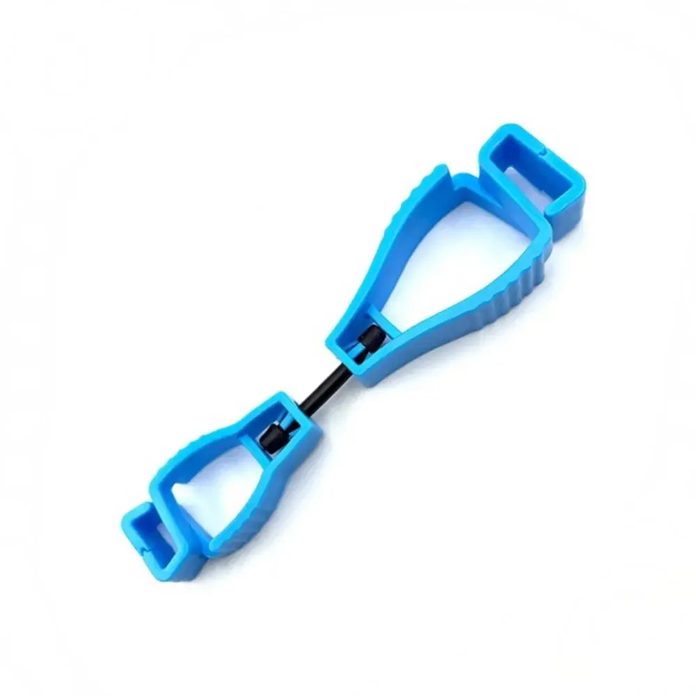 1PC Gloves Clip Hanger Safety Glove Holder Plastic Working Gloves Clamp Safety Work Gloves Guard Multifunctional Camping Tools