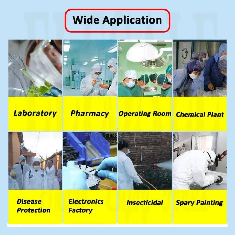 Protective Work Safety Suit Disposable Waterproof Oil-Resistant Clothing Spary Painting Cover All Protection Clothes Coverall