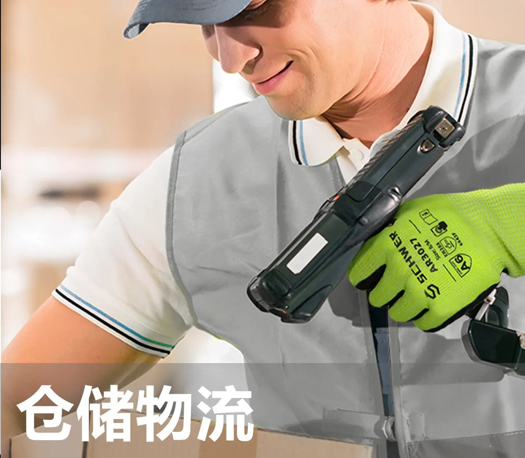 A6 Cut Resistant Gloves Steel Wire Anti-Cut Puncture Proof Anti-Slip Breathable Work Safety Gloves for Construction