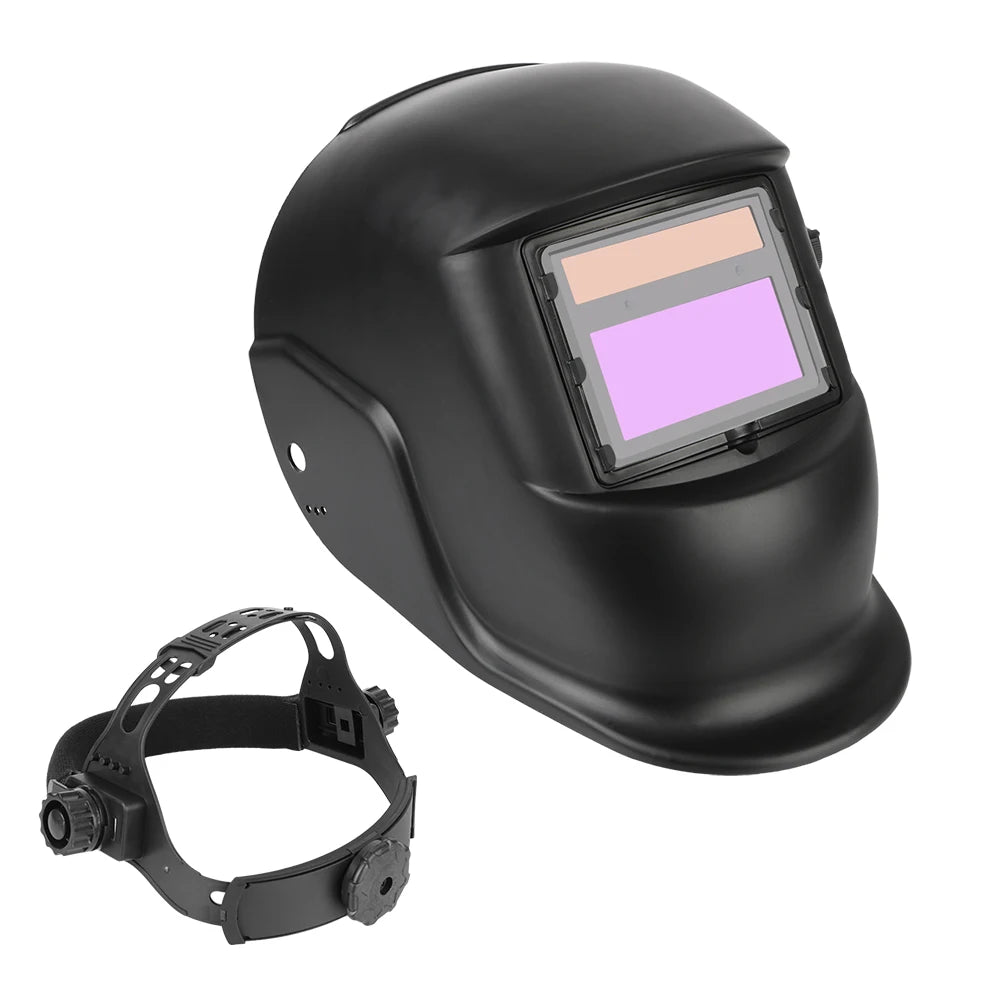 Welder Mask Auto Darkening Large View True Color Lens Solar Power Welding Mask Welding Helmet For Arc Weld Grind Cut