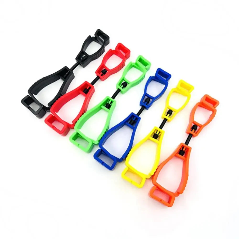 1PC Gloves Clip Hanger Safety Glove Holder Plastic Working Gloves Clamp Safety Work Gloves Guard Multifunctional Camping Tools