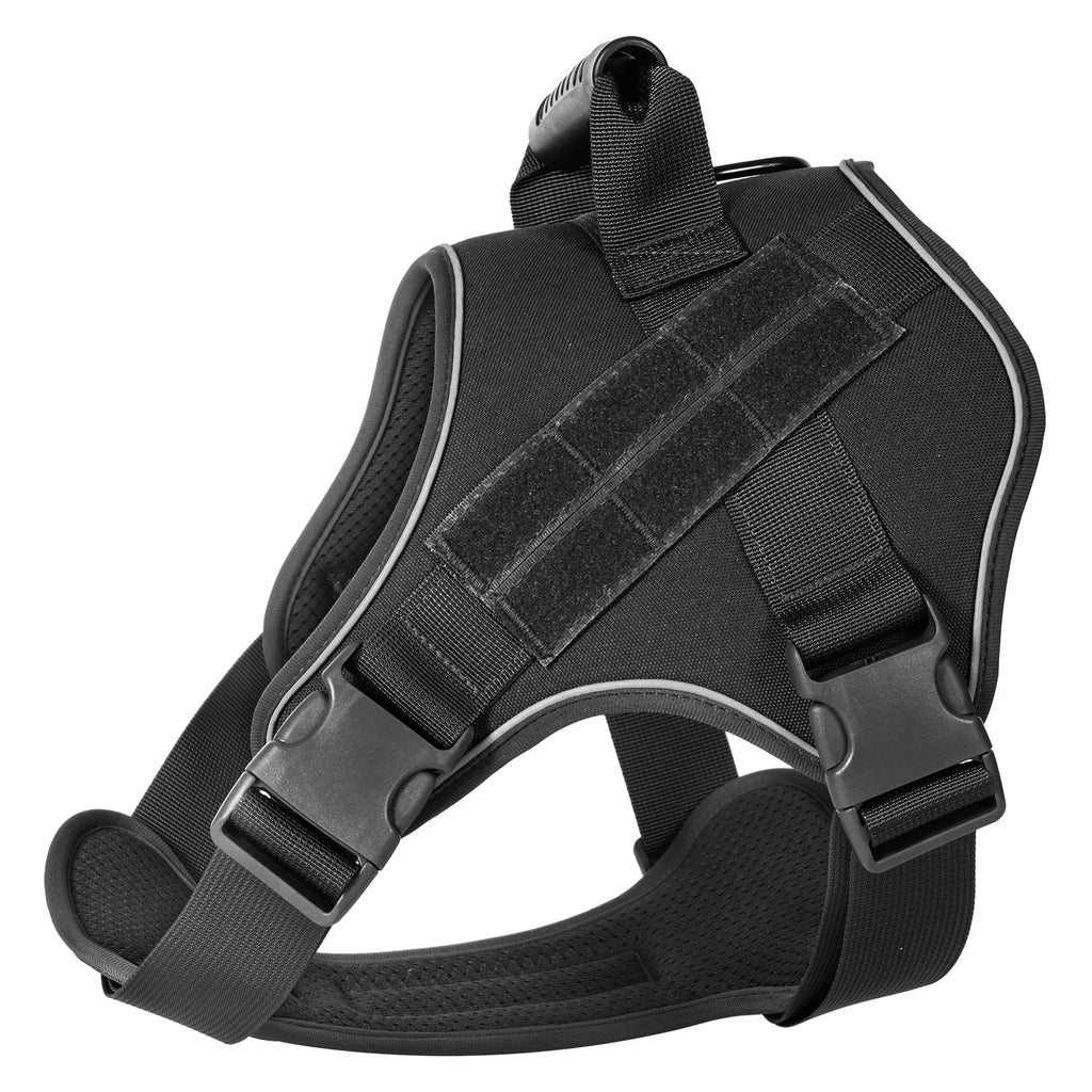 Dogs Harnesses Pet Tactical Breathable Chest Strap Leash Dog Vest Night Reflective Anti-Break