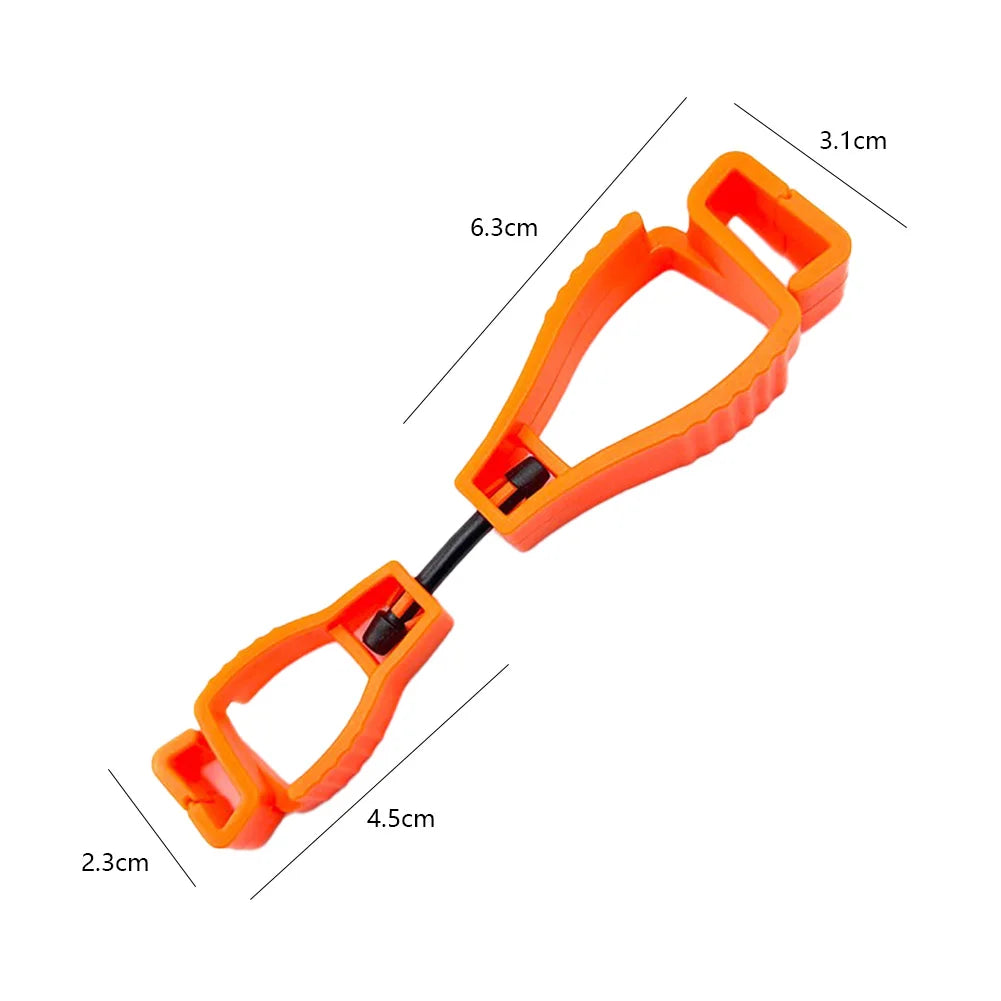 Glove Clips For Work Glove Holders Glove Belt Clip Portable Outdoor Working Gloves Grabber Holder Clip With Plastic Hook