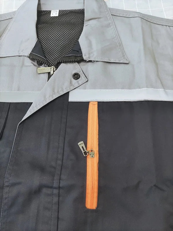 Summer Work Clothing Working Coveralls Reflective Thin Breathable Uniforms Household Worker Suit Work Coats For Cleaning Blouses
