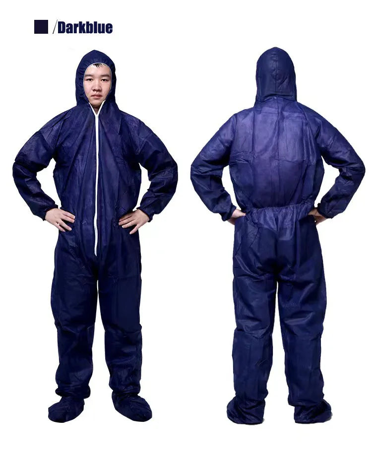Protective Work Safety Suit Disposable Waterproof Oil-Resistant Clothing Spary Painting Cover All Protection Clothes Coverall