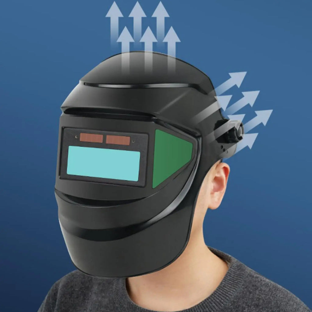 Welding Helmet Solar Powered Auto Darkening Hood With Adjustable Shade for MIG MMA Welder Mask