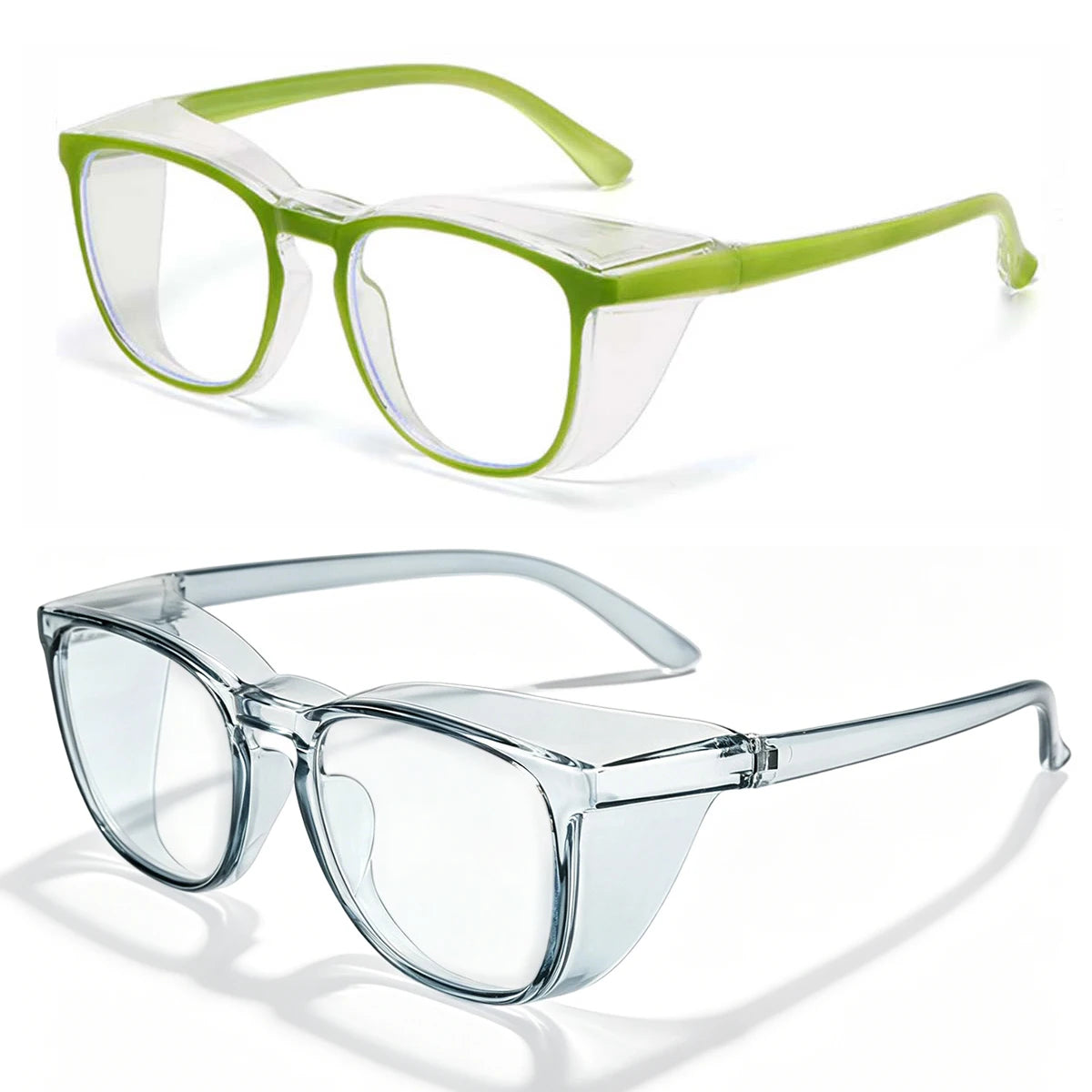 Stylish Safety Glasses Goggles, ANSI Z87+ Anti Fog Safety Goggles Blue Light Blocking Protective Eyewear for Nurses HM9