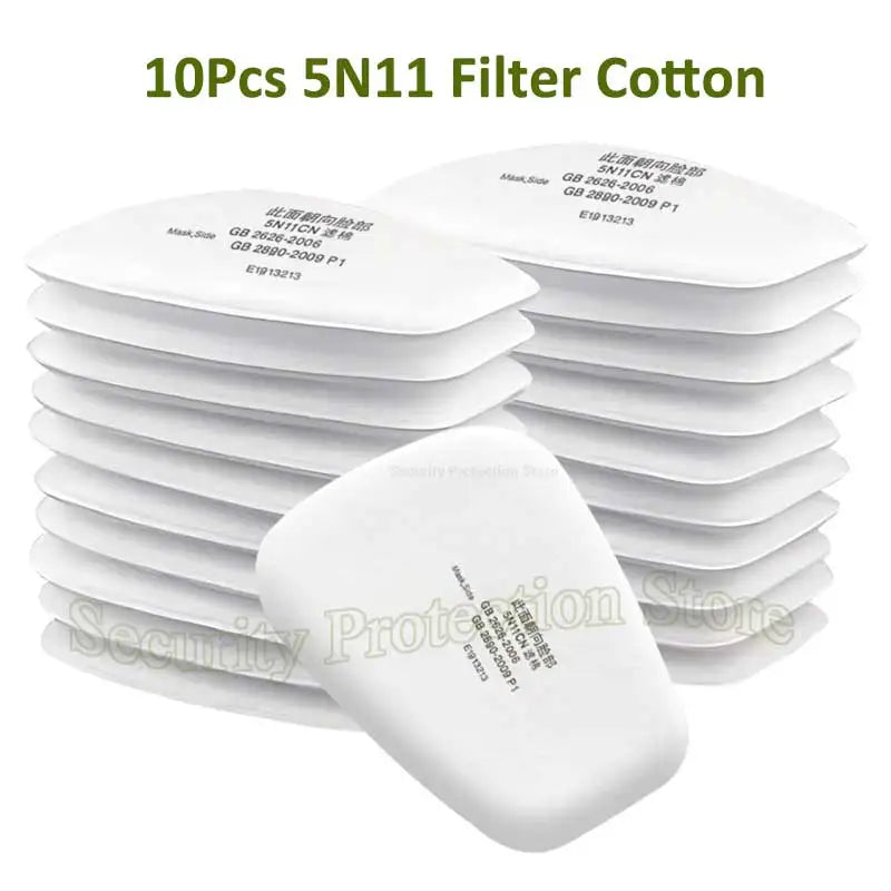 6200 7502 Gas Mask Half-face Dust Shield 5N11 Particle Filters Safety Respirator Mask Industrial Labor Paint Spray