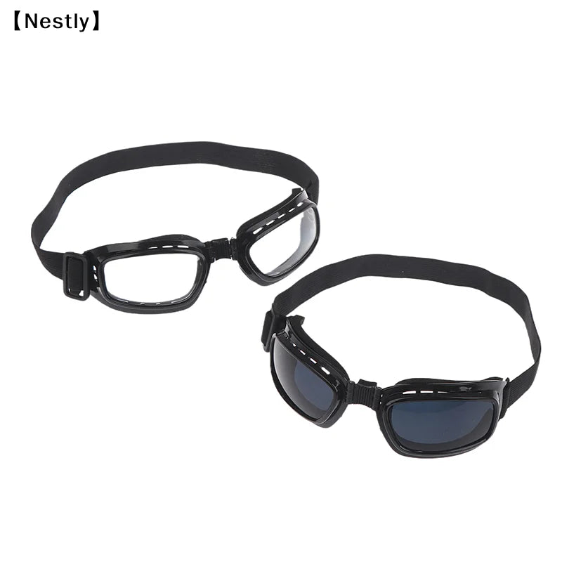 Safety Goggles Motorcycle Glasses Folding Glasses Anti Fog Windproof Sandproof Ski Goggles Off Road Racing Cycling Eyewear〔Nest〕