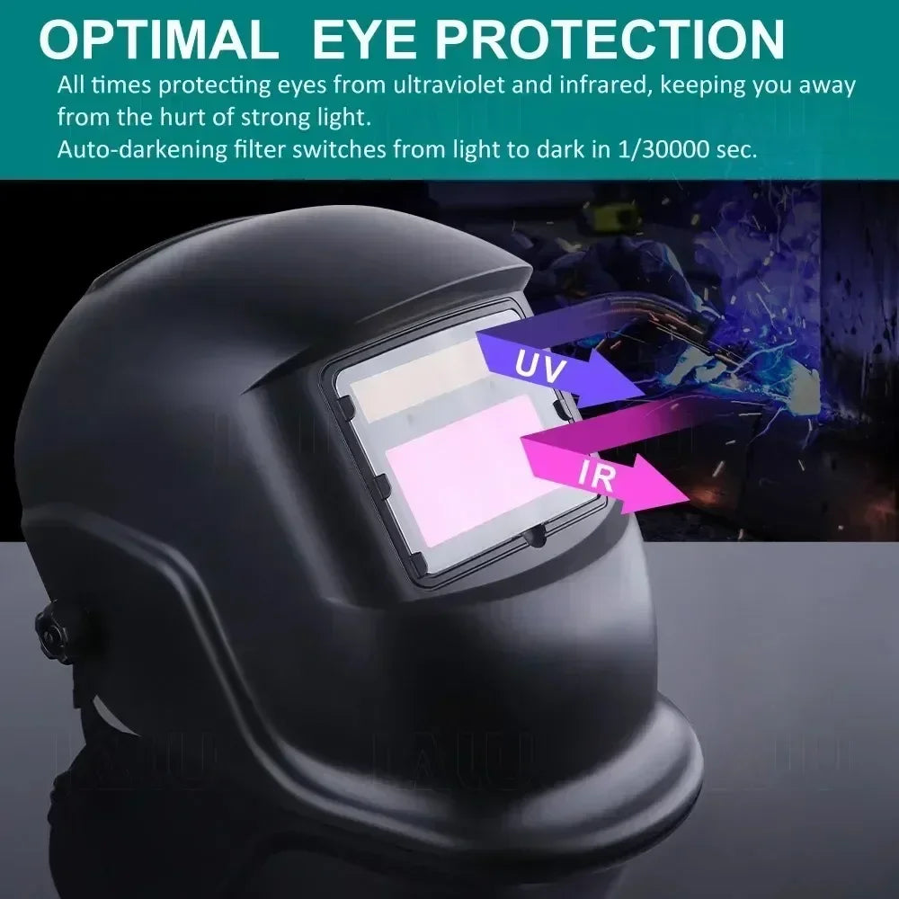 1112 Professional Solar Energy Auto Darkening Welding Helmet Welding MASK Welder TIG MIG Grinding Mask Robot Style