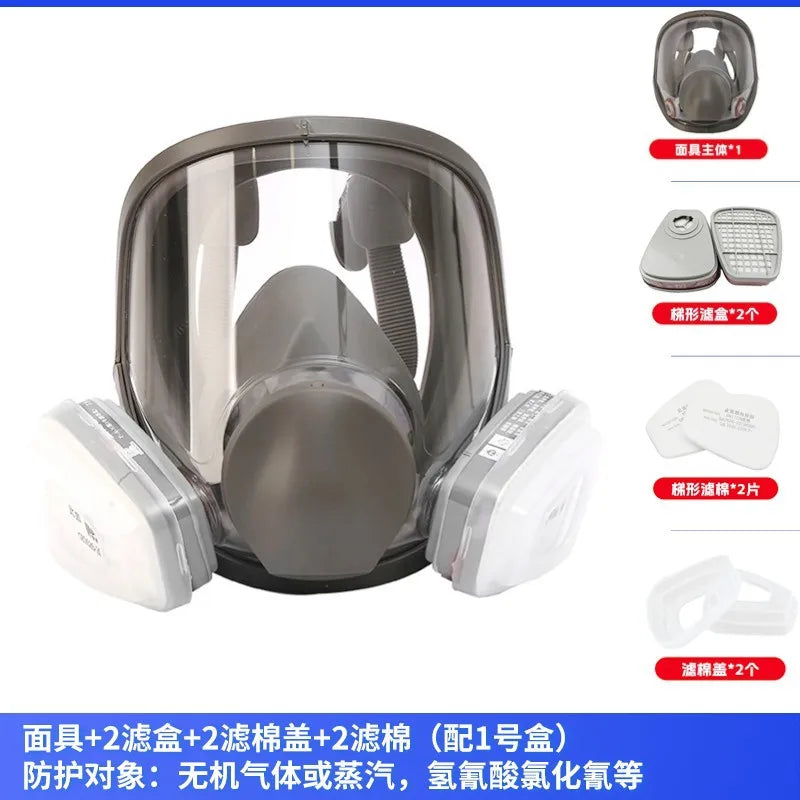 Anti-Fog 6800 Gas Mask Industrial Painting Spraying Respirator Safety Work Filter Dust Proof Full Face Formaldehyde Protection