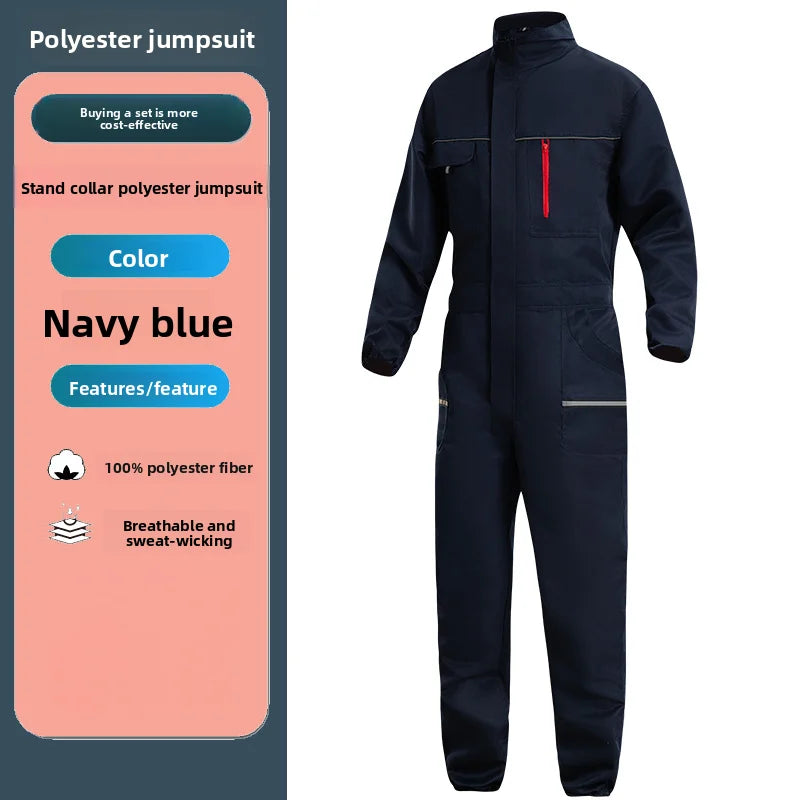 Workwear for car 4S shops, coveralls for painting and auto repair, dust-proof mechanics' coveralls, protective work uniforms