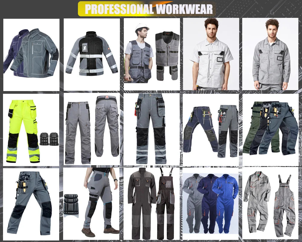 Men Women Work Coveralls Repairman Overalls with Reflective Strip Working Uniforms Plus Size 3XL,4XL