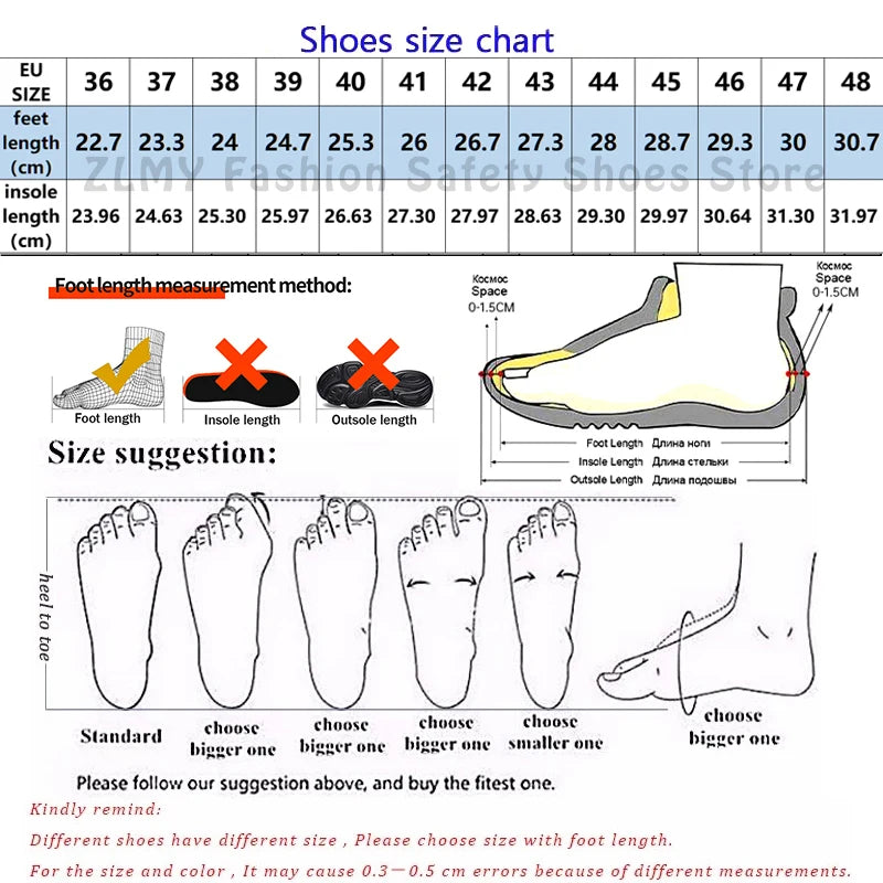 Women Safety Shoes New Steel Toe Work Safety Boots Breathable Working Sneaker Lightweight Sport Work Shoes Woman Boot Industrial