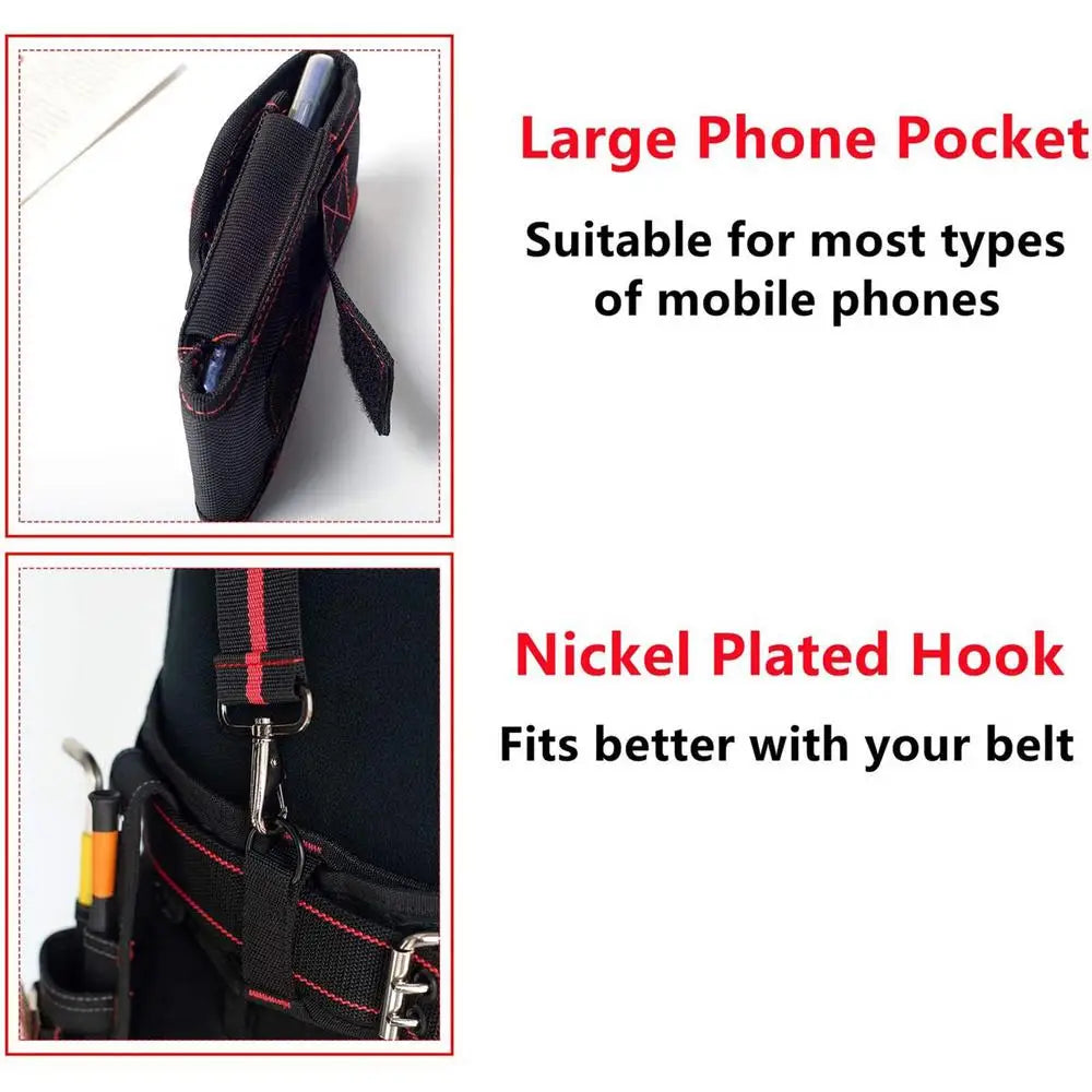 Tool Belt With Suspenders Breathable Construction Harness Tool Storage Work Belt Breathable For Tree Climbing Fire Rescue