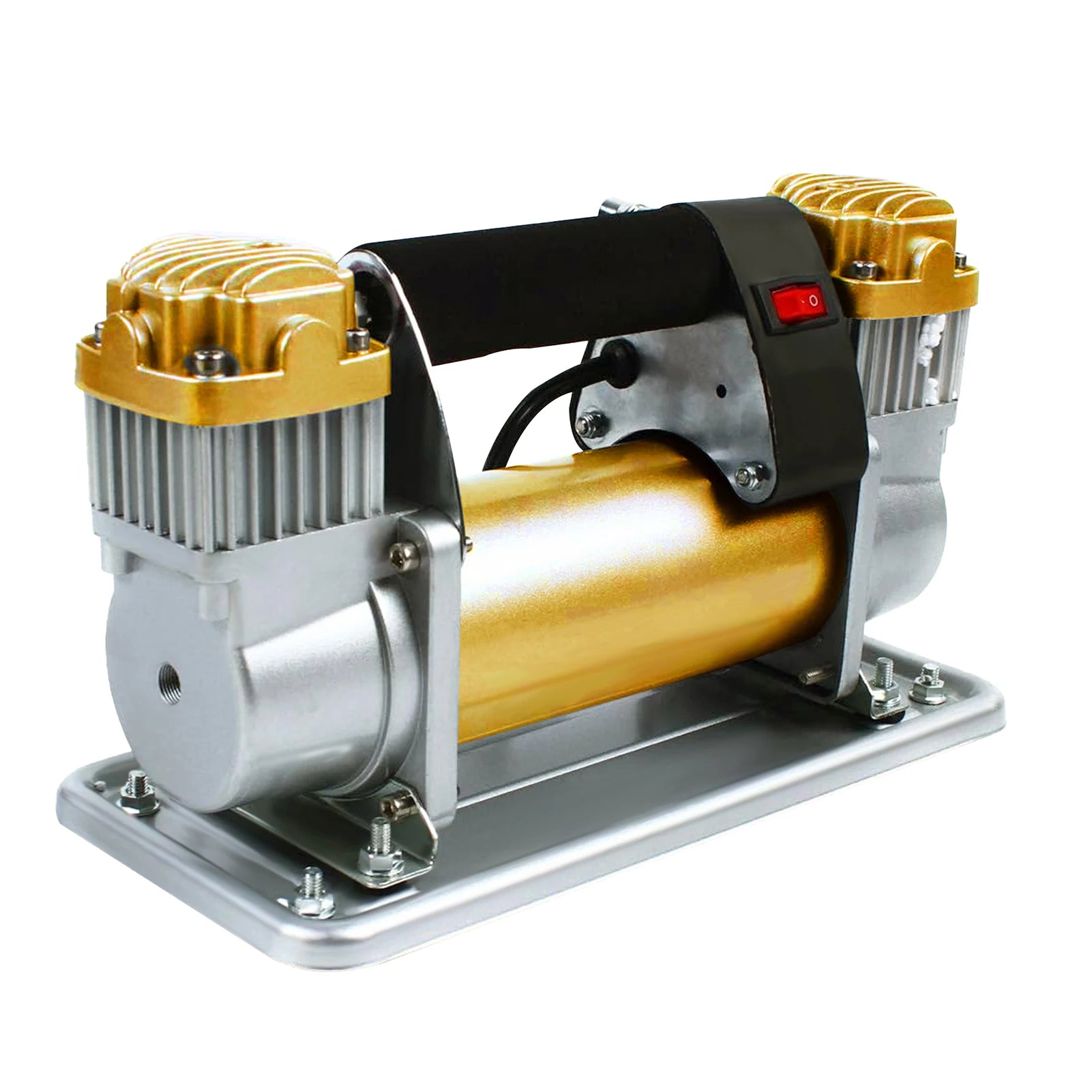 Heavy-Duty Double Cylinder 150PSI Portable Tire Inflator.