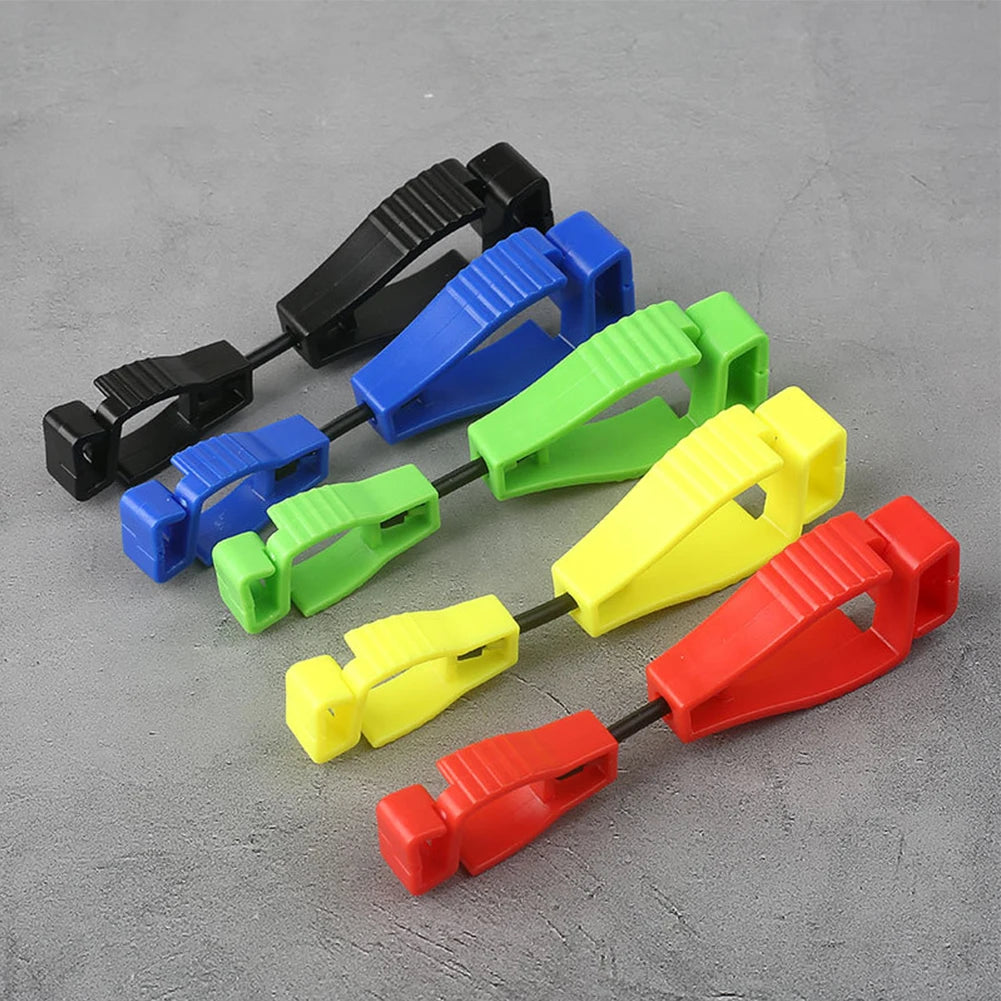 Glove Clips For Work Glove Holders Glove Belt Clip Portable Outdoor Working Gloves Grabber Holder Clip With Plastic Hook