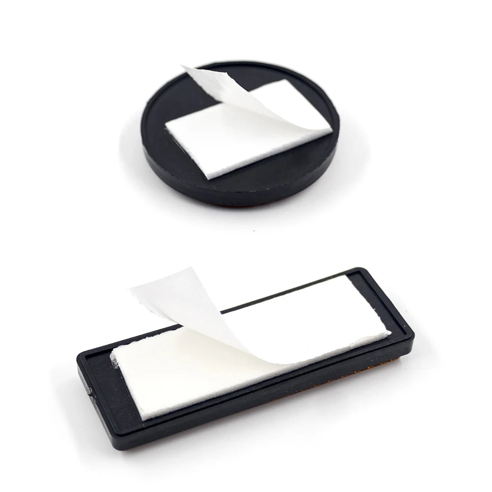 2PCS Self Adhesive Reflector Rectangular Round Safety Mark Signal Strip Position Reflective Car Carriers Trailer Motorcycle Bus