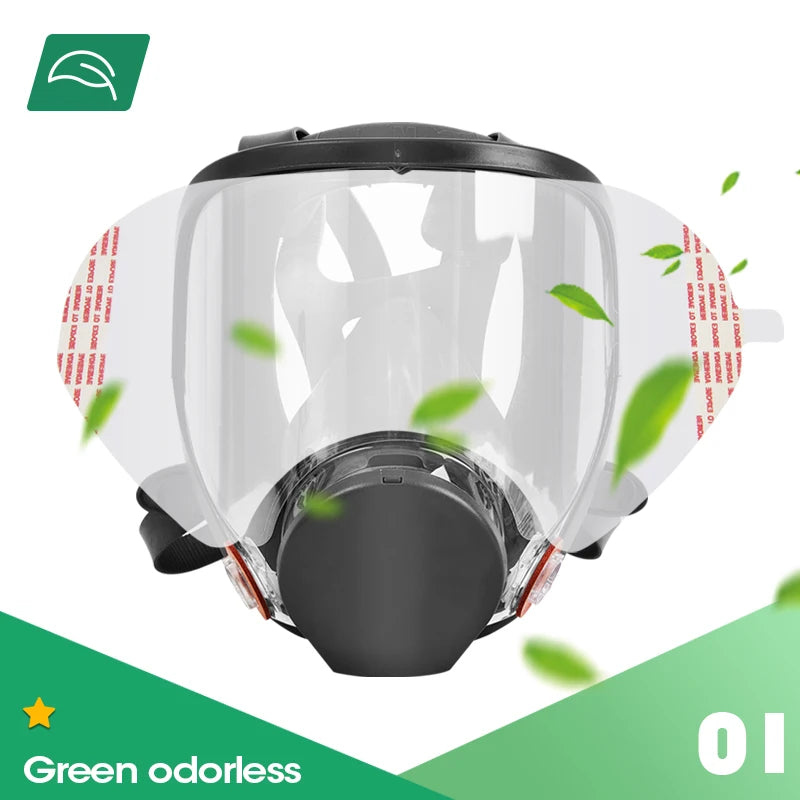 30 Pcs Tear Offs Lens Covers For 3M 6885 6800 6900 6000 Series Full Face Respirator Mask, Protective Film for Mask