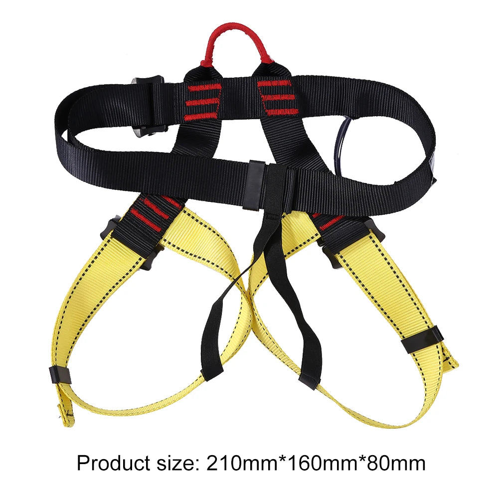 Outdoor Sport Rock Climbing Harness Aerial Survival Waist Half Body Safety Belt
