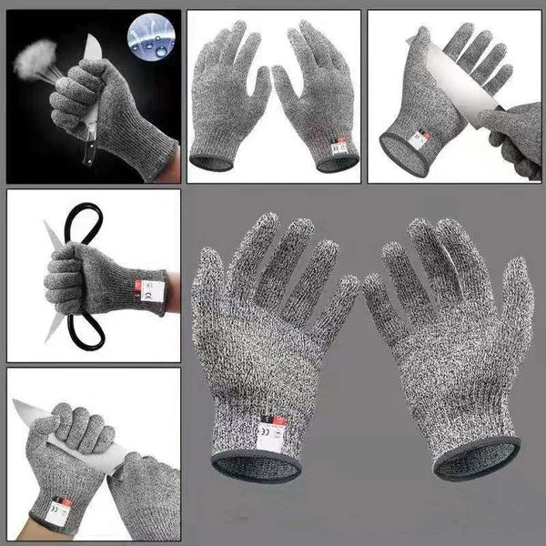 HPPE Level 5 Safety Anti Cut Gloves High-strength Industry Kitchen Gardening Anti-Scratch Anti-cut Glass Cutting Worker Gloves