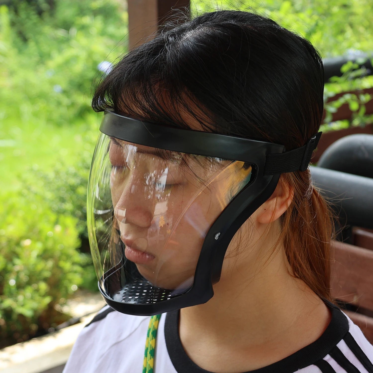 1/4pcs Car Sports Face Shield Windproof Cycling Goggles Full Face Mask Tactical Eye Protection Anti-Splash Transparent Protector