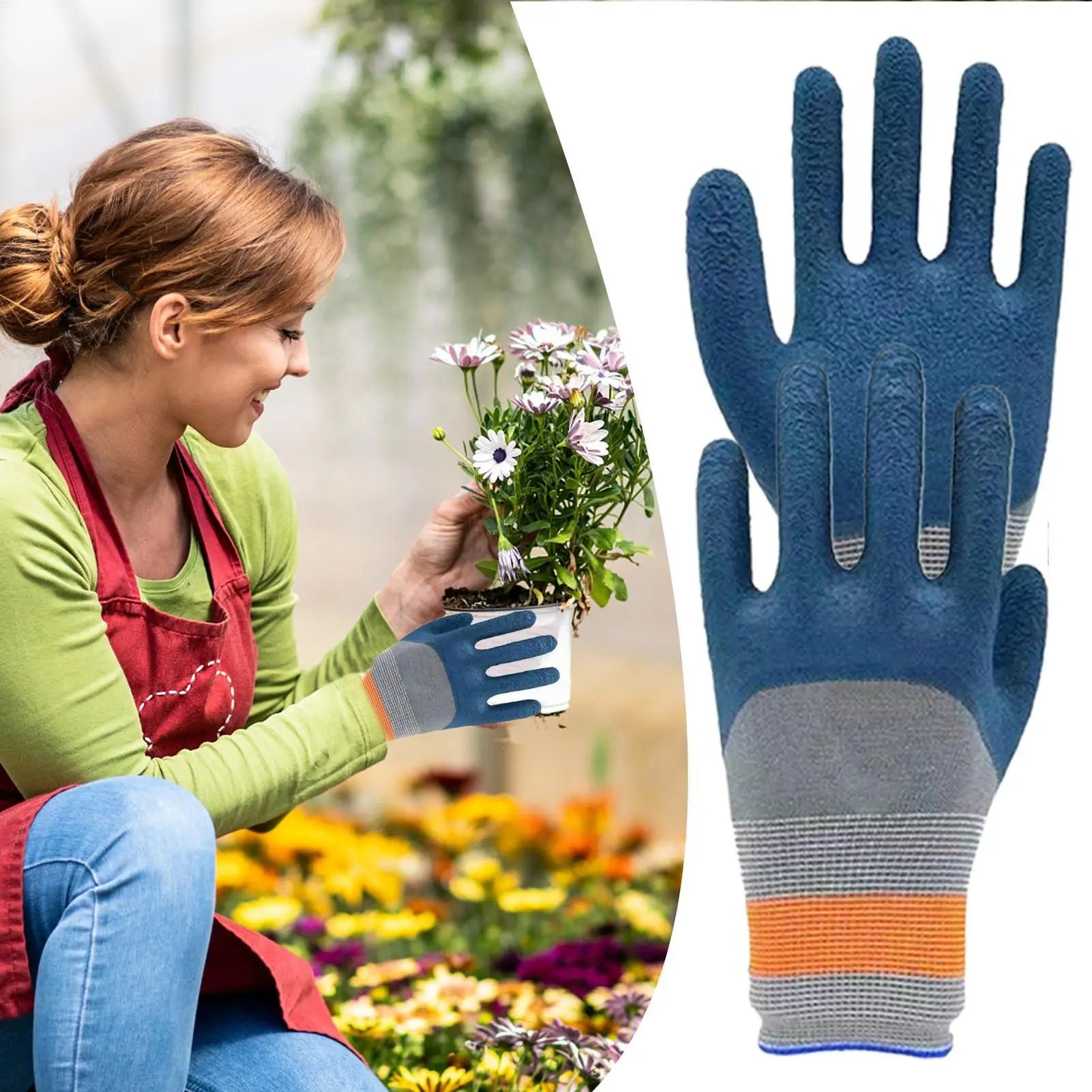 Gardening Yard Gloves Children Safety Gloves Puncture-Resistant Thorn-Proof Waterproof Tools Indoor/Outdoor Protective Glove