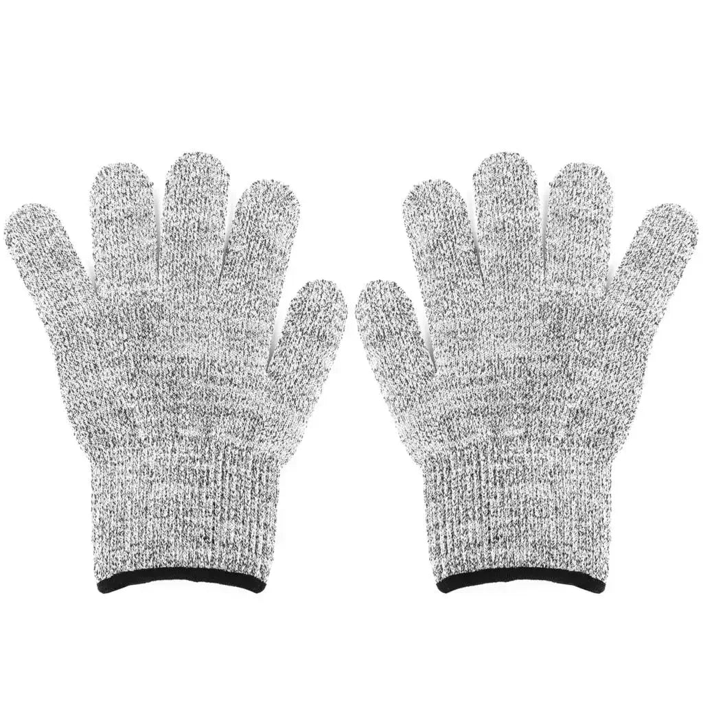 Level 5 HPPE Anti-Cut Gloves Kitchen Gardening Anti-Cut Knitted Gloves Anti-Thorn Wear-Resistant Glass Building Cutting Gloves