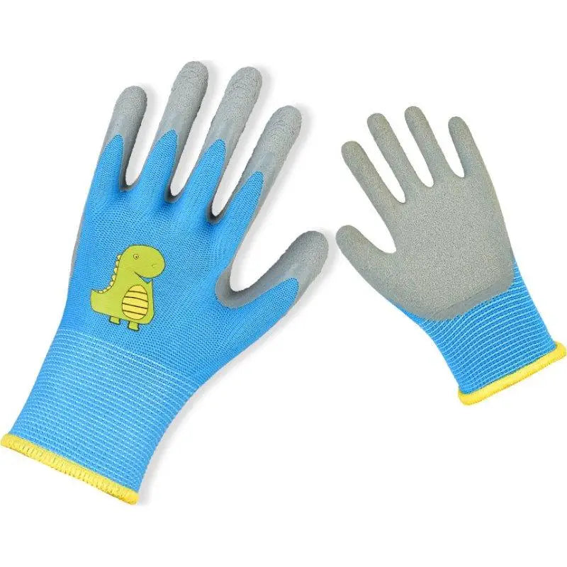 Kids Durable Waterproof Garden Work Gloves Non-Slip Children Safety Yard Work Gloves Portable Garden Supplies Gardening Gloves