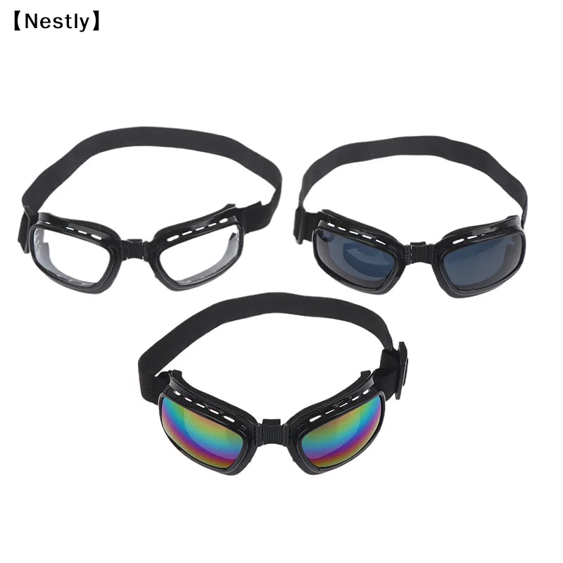 Safety Goggles Motorcycle Glasses Folding Glasses Anti Fog Windproof Sandproof Ski Goggles Off Road Racing Cycling Eyewear〔Nest〕