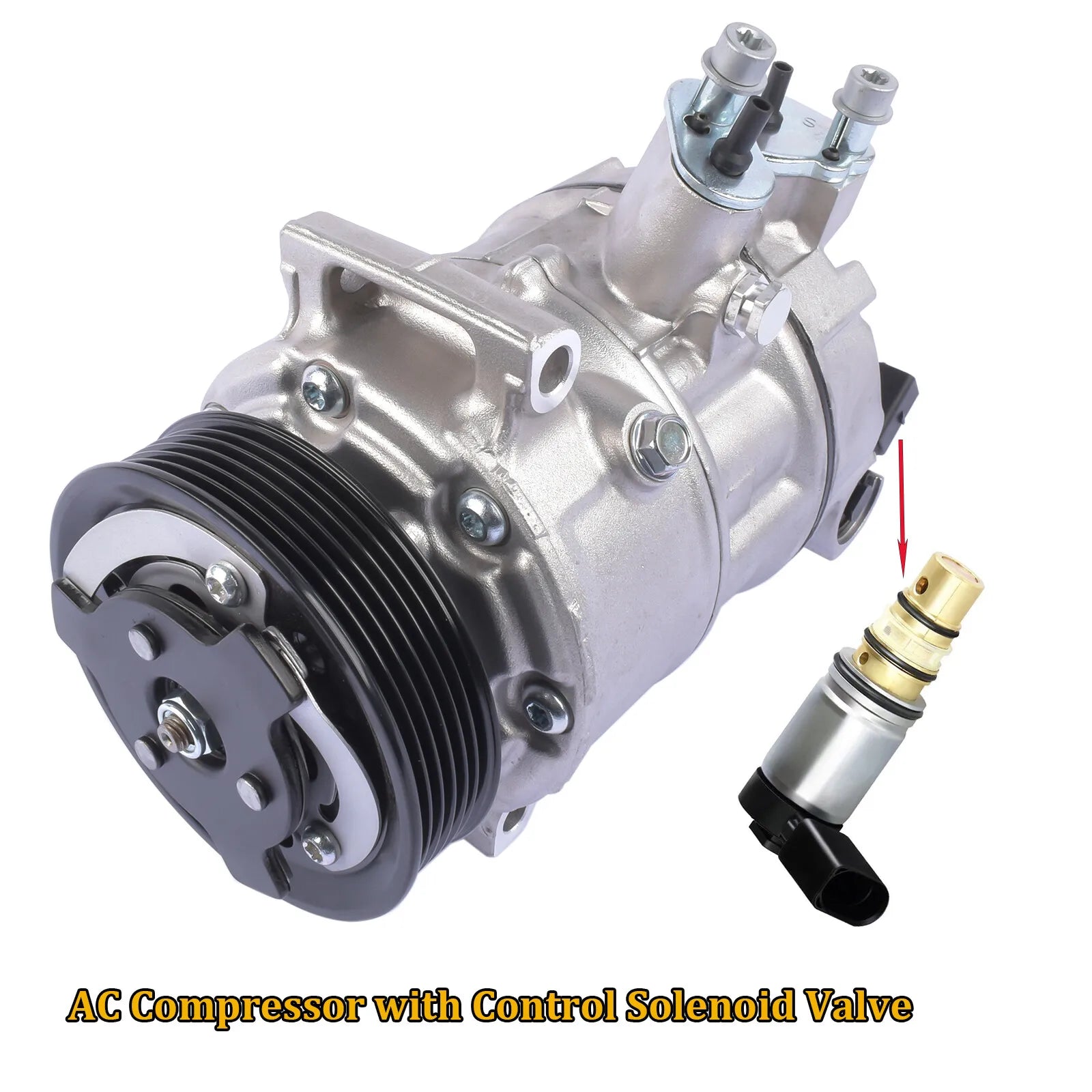 AP01 Air Conditioning Compressor w/ Clutch For Audi A3 VW Golf Seat Skoda 1K0820803S