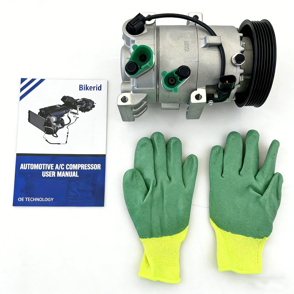 A/C Compressor with Clutch Compatible with 2014-2019 Kia Soul, 2014-2016 Forte Forte5 Koup & 2017 Hyundai Elantra 1.6L Direct Re