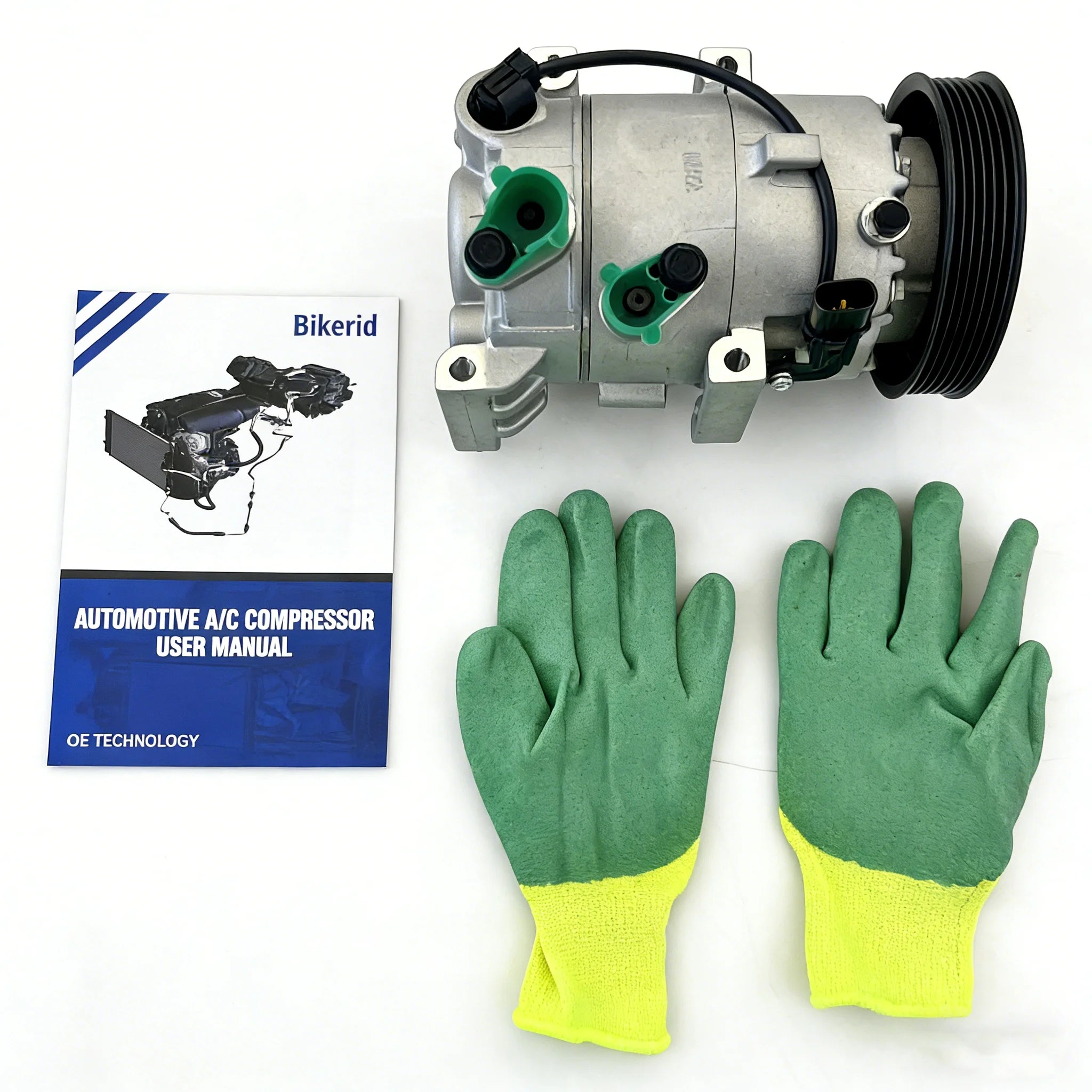 A/C Compressor with Clutch Compatible with 2014-2019 Kia Soul, 2014-2016 Forte Forte5 Koup & 2017 Hyundai Elantra 1.6L Direct Re
