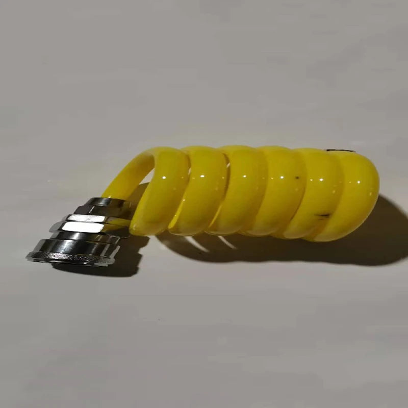 1 Piece Universal Pump Extension Tube Tire Air Compressor Hose Flexible Recoil Air Inflator Connector Replacement Inflator Hose