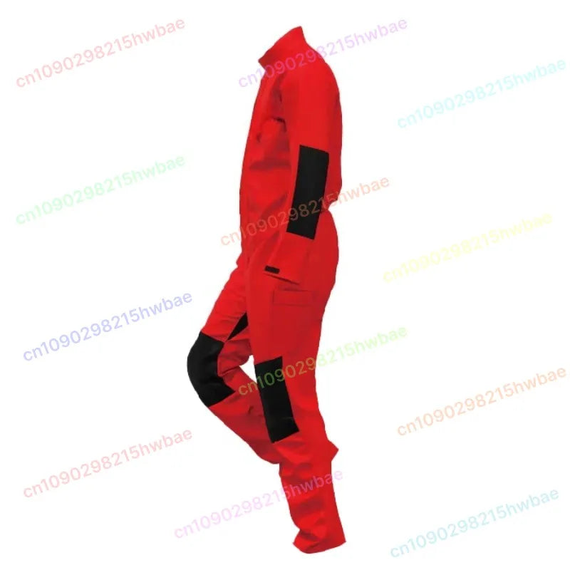 Caving Suit One Piece Overall Slim Fit Canvas Fabric for Outdoor Exploration and Rescue Work
