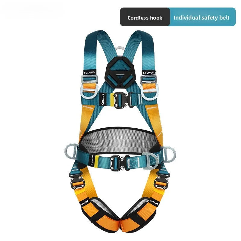 Safety Harness for Work in Height with Safety Rope Belt Carabiner Outdoor Climbing Industrial Full Body Security Protection