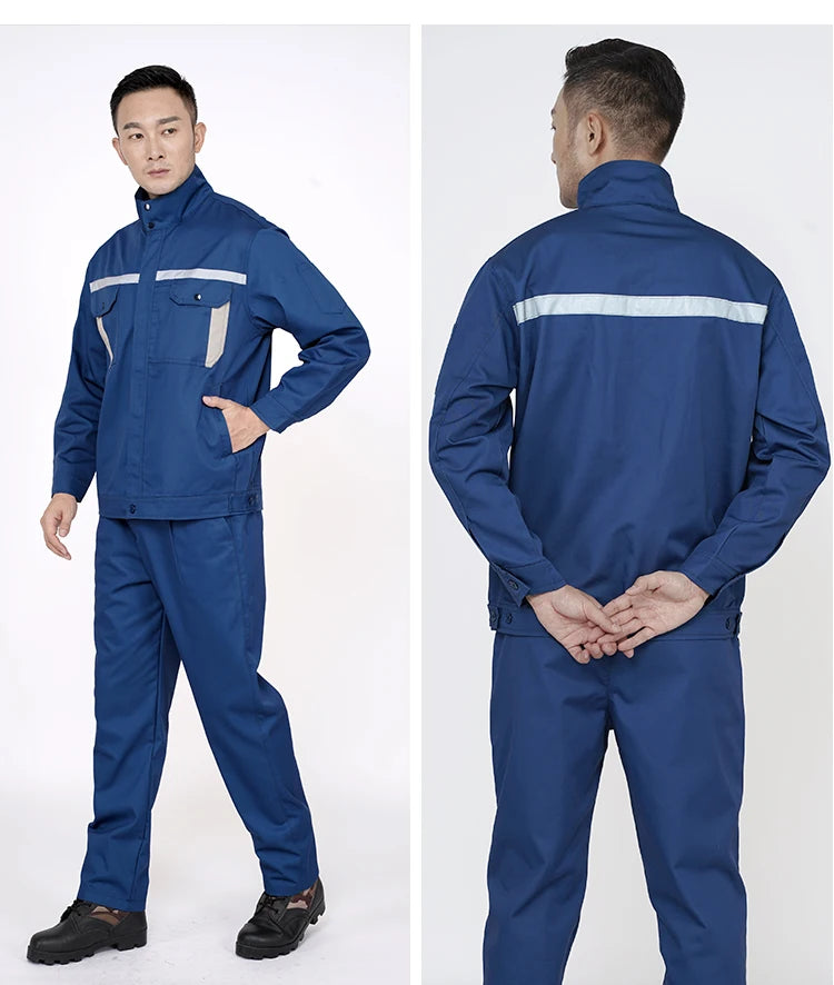 Hi Vis Safety Work Clothing Auto Repairman Working Uniforms Factory Workshop Porter Welder Work Coverall Mens Workwear Plus Size
