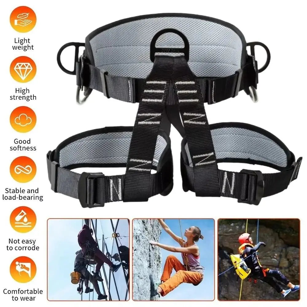 Padding Protection Safety Harness Waist Support Downhill Equipment Safety Belt Rock Climbing Harness Construction Work