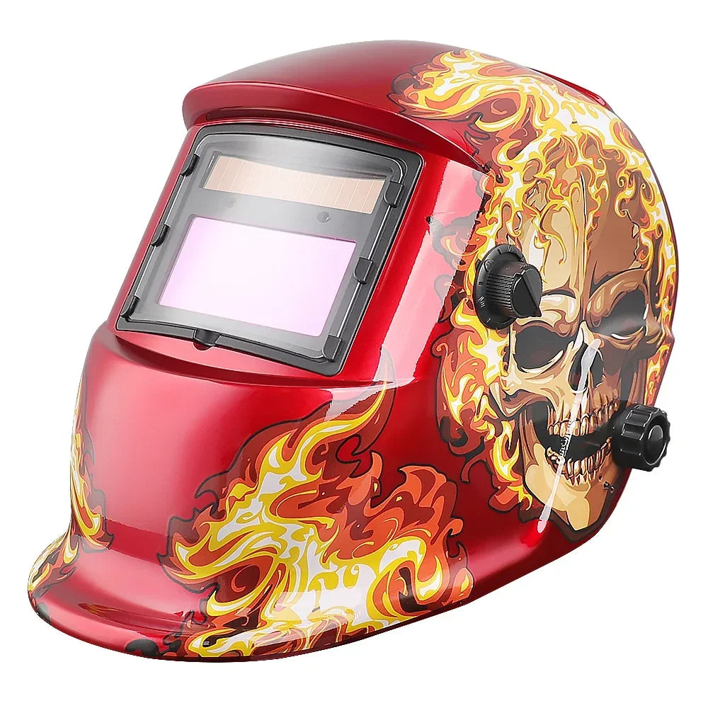 1112 Professional Solar Energy Auto Darkening Welding Helmet Welding MASK Welder TIG MIG Grinding Mask Robot Style