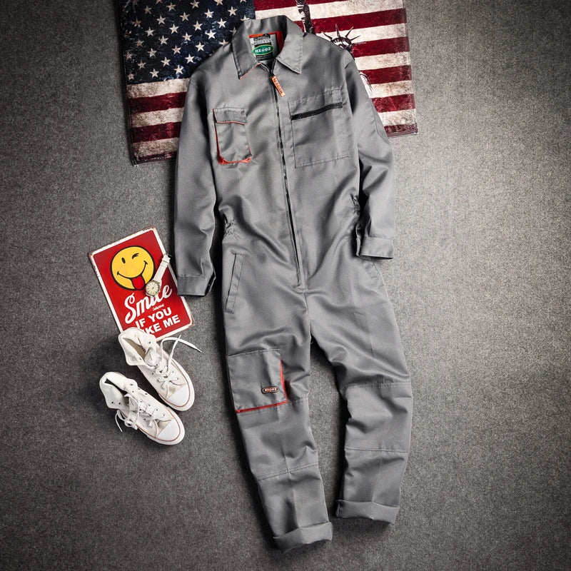 S-4XL Work Overall Uniform Men/women Working Coveralls for Welding Car Repair Workshop Mechanic Clothes Work Wear 2026 New