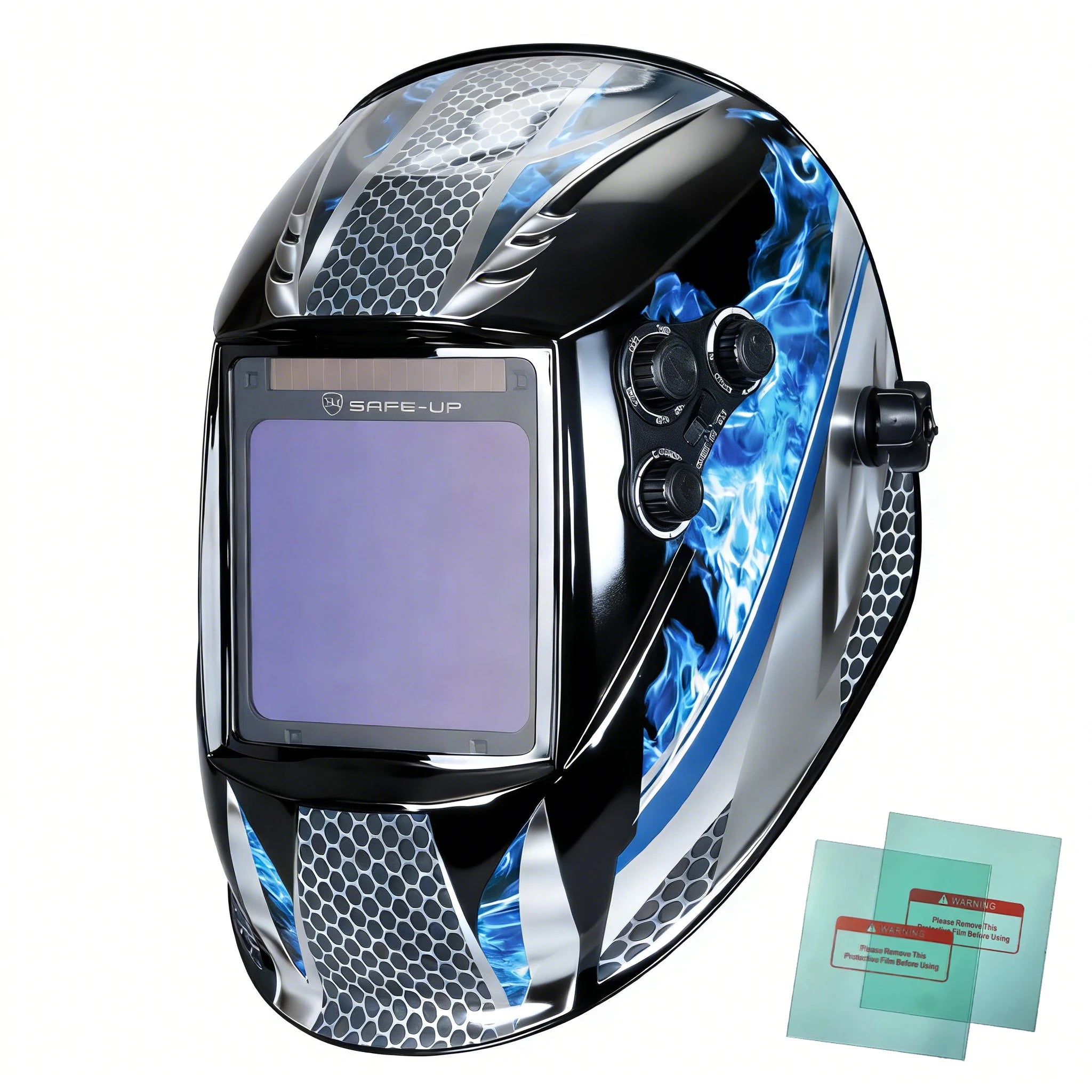 Auto Darkening Welding Helmet For MIG MAG TIG Cutting 4 Arc Sensor True Color Welder Welding Mask Face Cap  сварочная маска